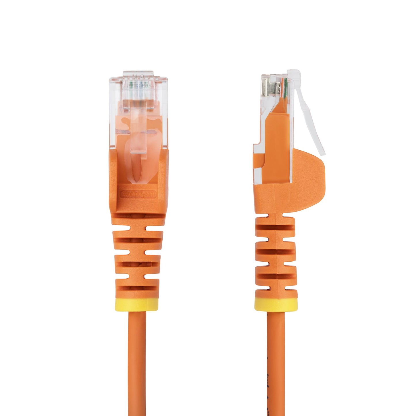 StarTech.com 15m Orange Slim CAT6 Ethernet Cable, Snagless, 100W PoE, UTP, LSZH