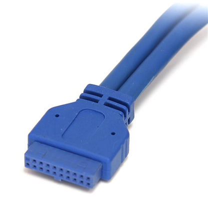 StarTech.com 2 Port Panel Mount USB 3.0 (5Gbps) Cable - USB A to Motherboard Header