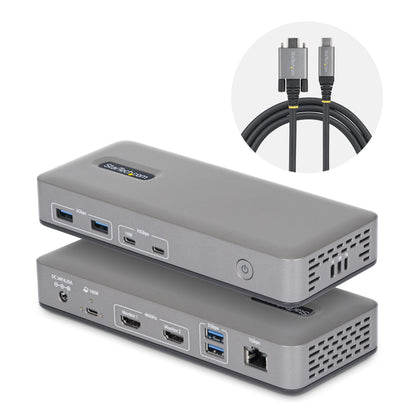 StarTech.com Dual-Monitor USB-C Docking Station 100W (196UE)