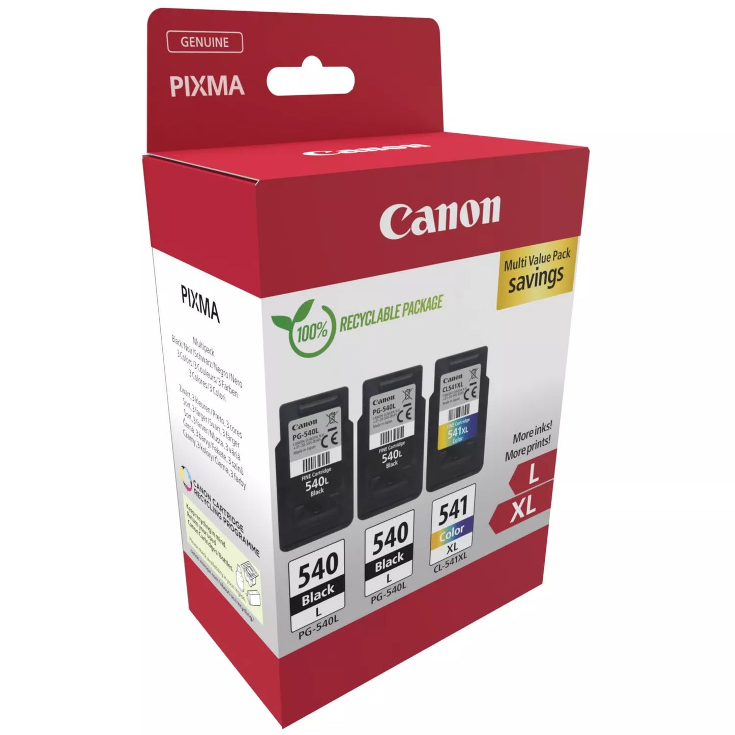 Canon 5224B017/PG-540L+CL-541XL Black Ink Cartridge