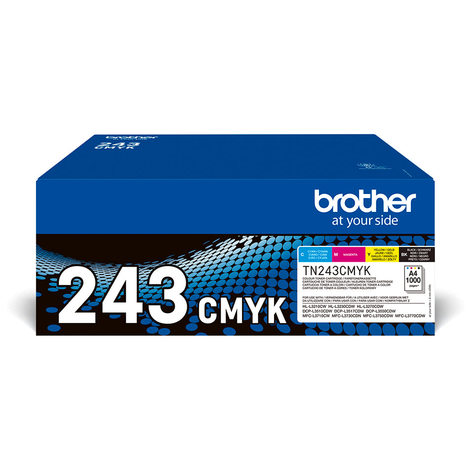 Brother TN-243CMYK Toner Cartridge (1K pages, Brother HL-L 3210)