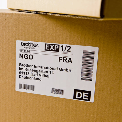 Brother DK-11202 DirectLabel Etikettes 62mm x 100mm 300 for Brother P-Touch Labels