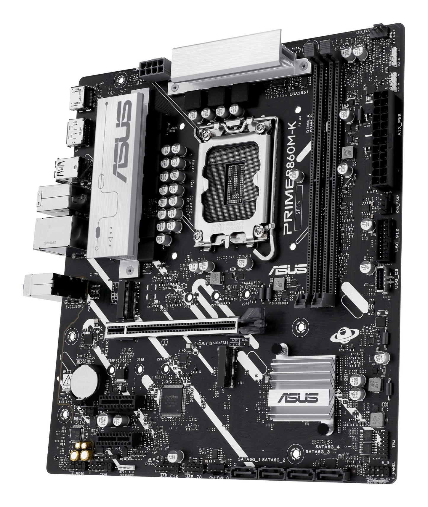 ASUS PRIME B860M-K Intel B860 LGA 1851 (Socket V1) micro ATX Motherboard
