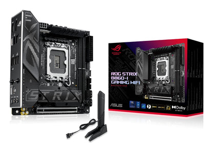 ASUS ROG STRIX B860-I GAMING WIFI Intel B860 LGA 1851 (Socket V1) mini ITX Motherboard