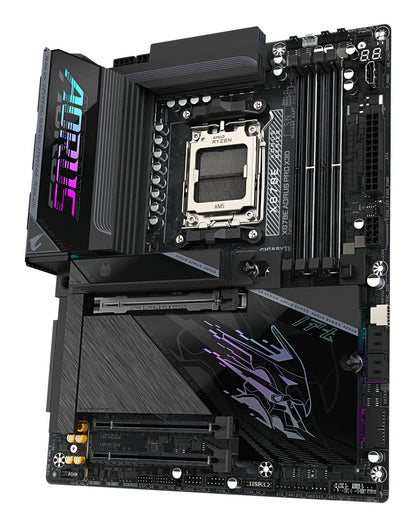 Gigabyte X870E AORUS PRO X3D Motherboard - Supports AMD Ryzen 9000 CPUs, 18+2+2