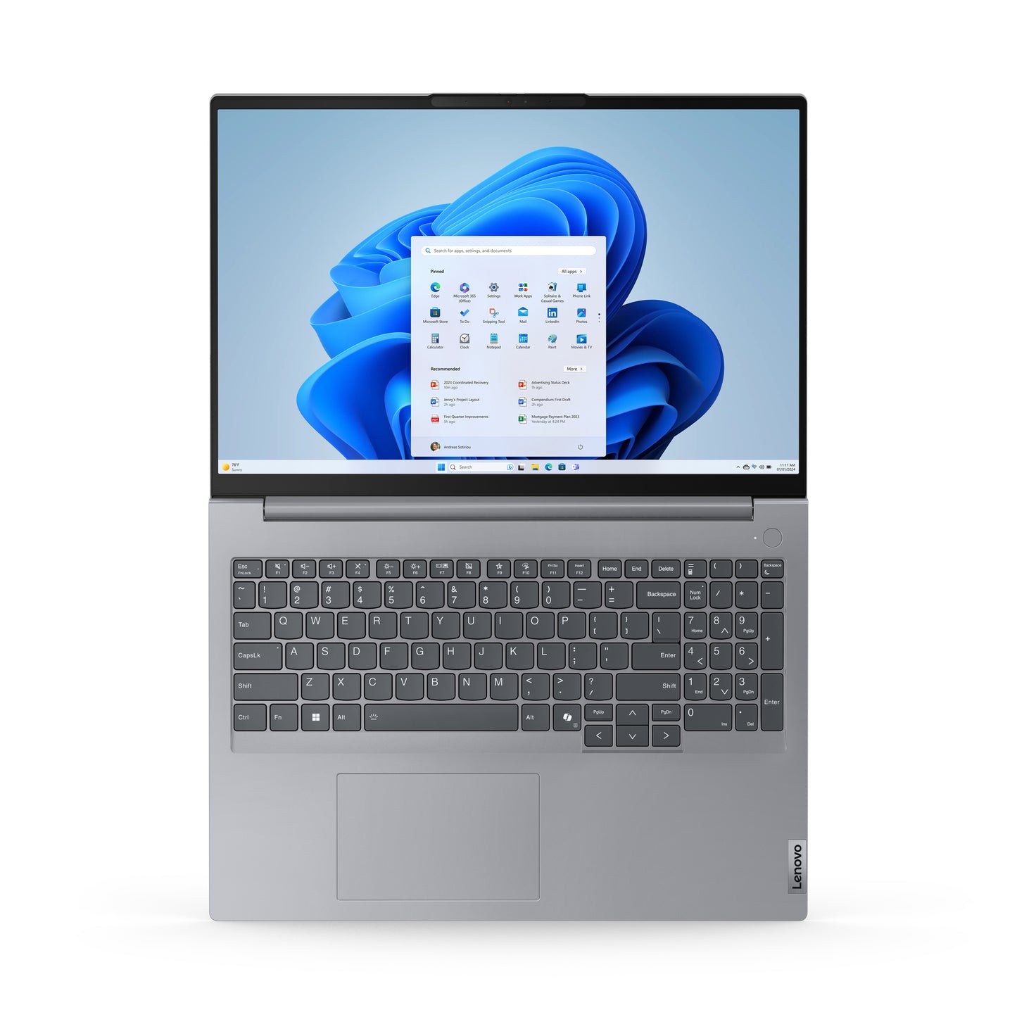 Lenovo ThinkBook 16 G7 ARP 16" Ryzen 5 7535HS 16GB 256GB SSD Laptop