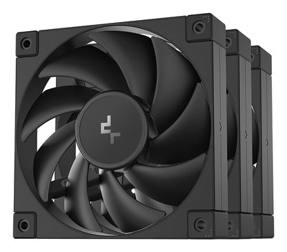 DeepCool FD12-3 IN 1 Computer case Fan 12 cm Black 3 pc(s) Cooling