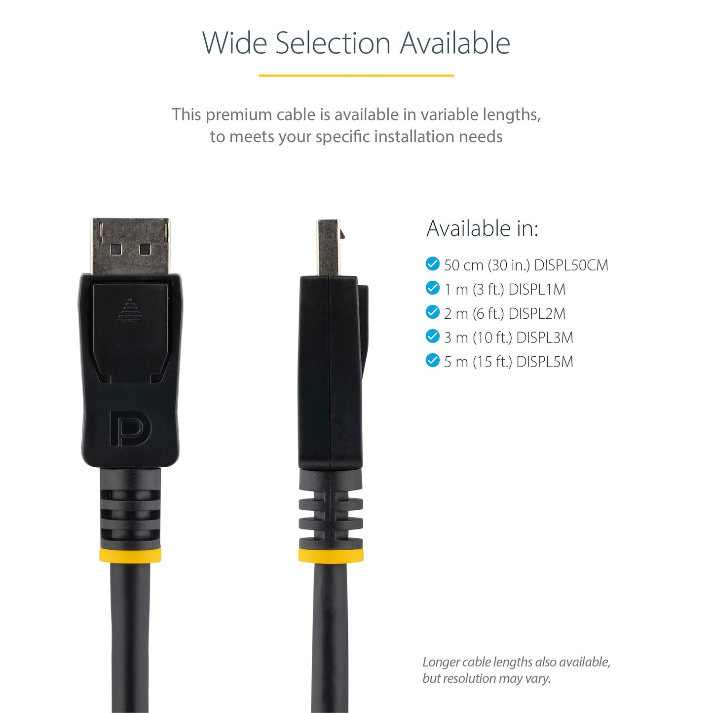 StarTech.com 3m (10ft) DisplayPort 1.2 Cable - 4K x 2K Ultra HD VESA Certified