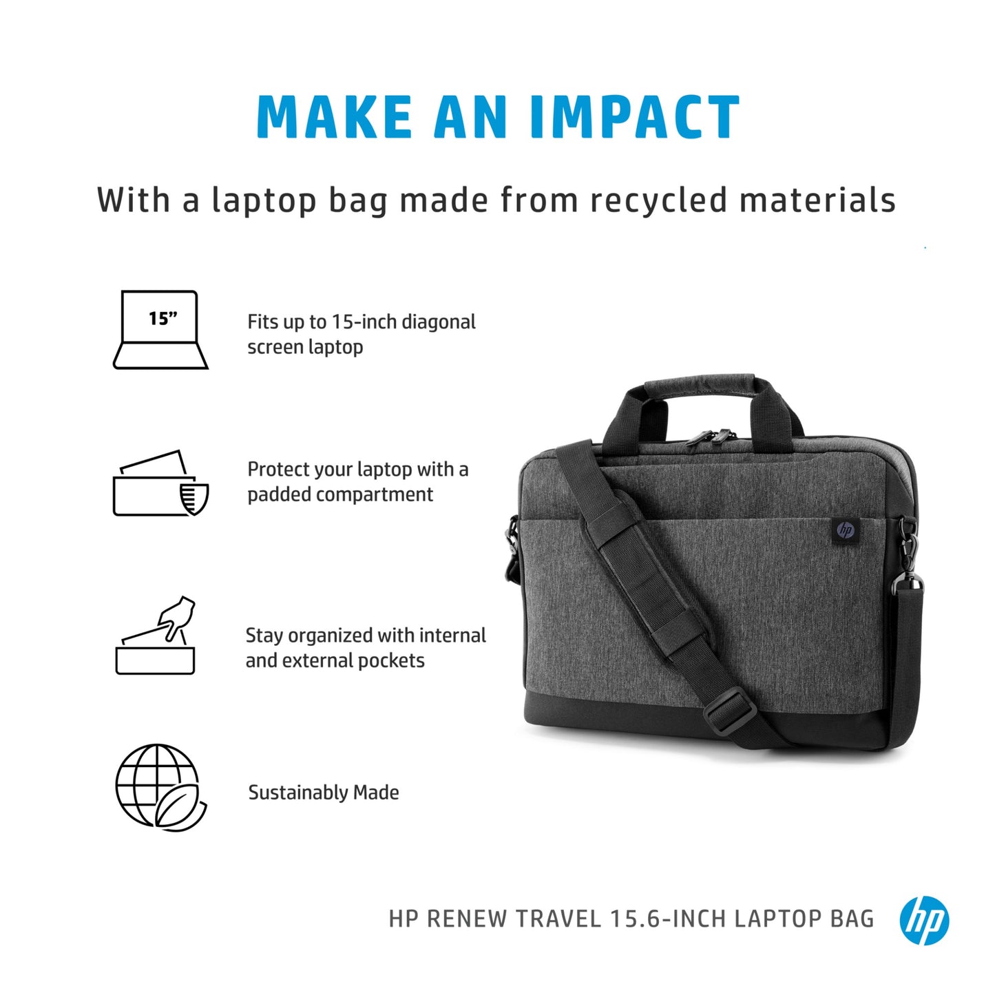 HP Renew Travel 15.6-inch Laptop Bag