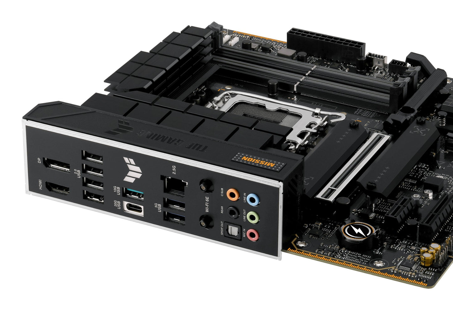 ASUS TUF GAMING B760M-PLUS WIFI II Intel B760 LGA 1700 micro ATX Motherboard