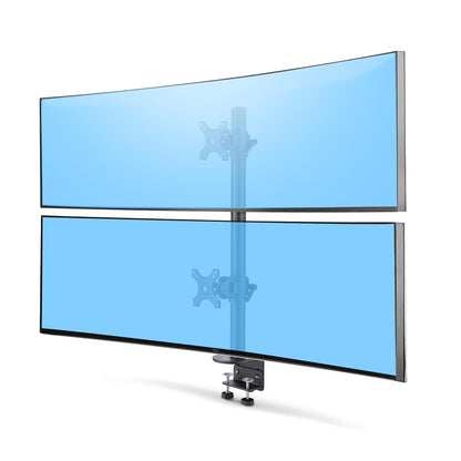 StarTech.com Desk Mount For 2x Vertically Stacked Monitors, Dual 49", Total 70lb