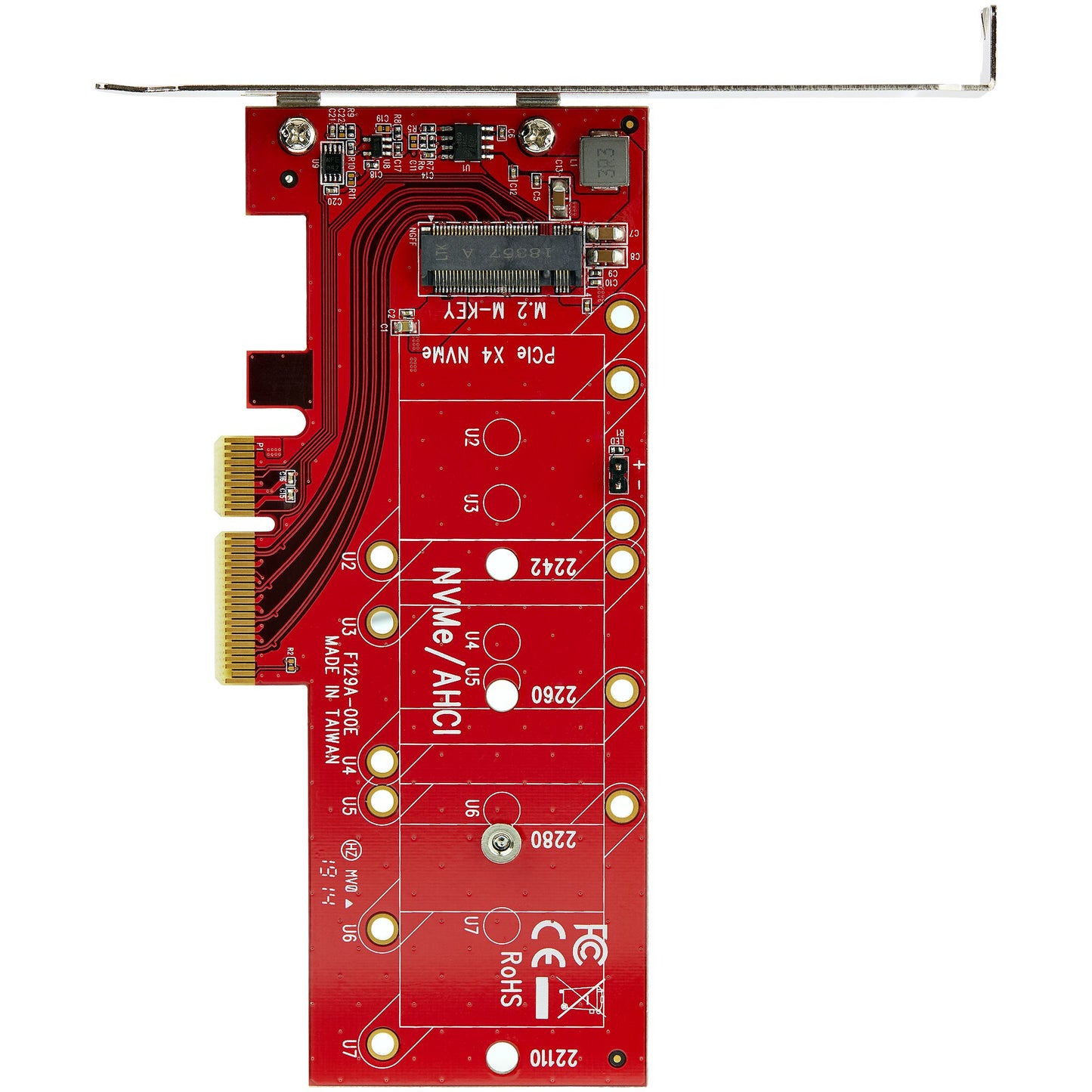 StarTech.com x4 PCI Express 3.0 to M.2 PCIe NVMe SSD Adapter - TAA Hub
