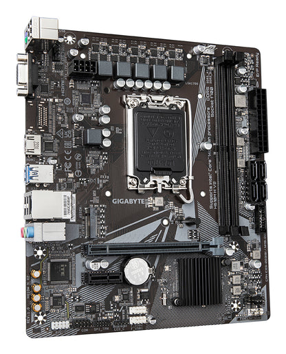 Gigabyte H610M H V2 Motherboard - Supports Intel Core 14th CPUs, 4+1+1 Hybrid
