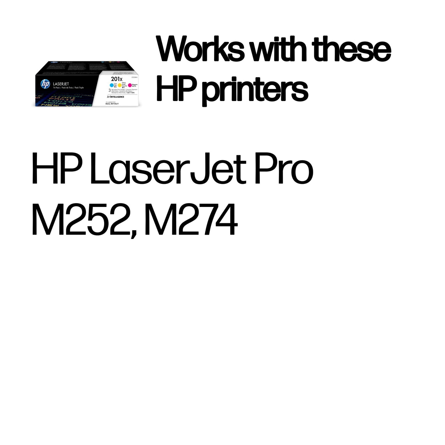 HP CF253XM/201X Toner Cartridge (2.3K pages, HP Pro M 252)