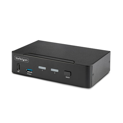StarTech.com 2-Port DisplayPort KVM Switch, 8K 60Hz / 4K 144Hz, Single Display, DP