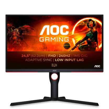 AOC G3 25G3ZM/BK 24.5" Full HD VA 240Hz Monitor