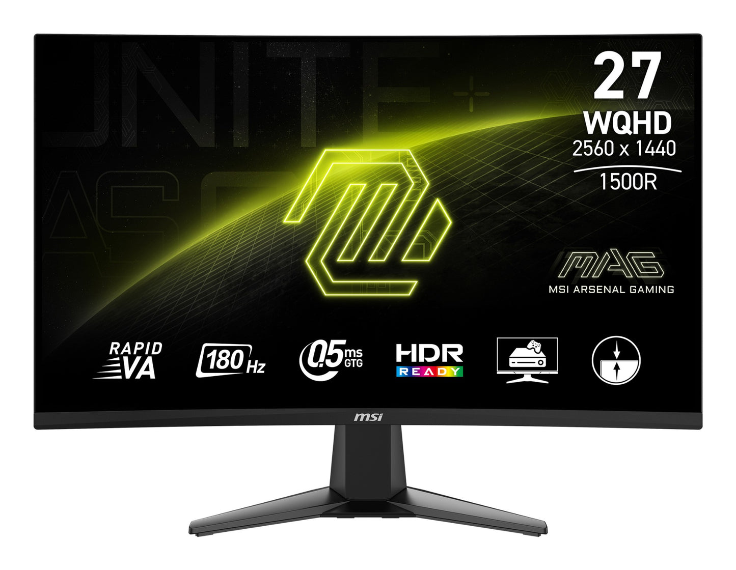 MSI MAG 27CQ6F 27" QHD VA 180Hz Curved Monitor