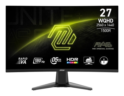 MSI MAG 27CQ6F 27" QHD VA 180Hz Curved Monitor