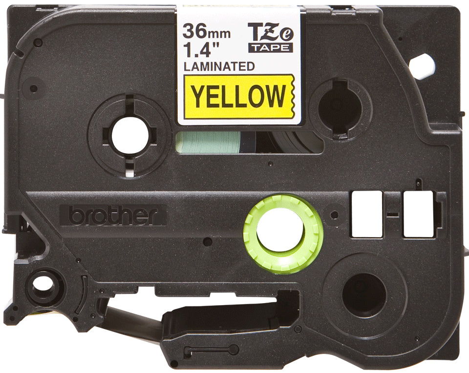Brother TZE-661 DirectLabel black on yellow Laminat 36mm x 8m for Brother P-Touch TZ Labels