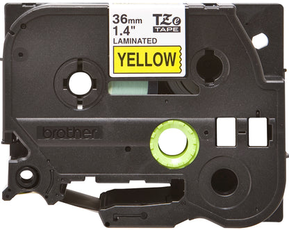 Brother TZE-661 DirectLabel black on yellow Laminat 36mm x 8m for Brother P-Touch TZ Labels
