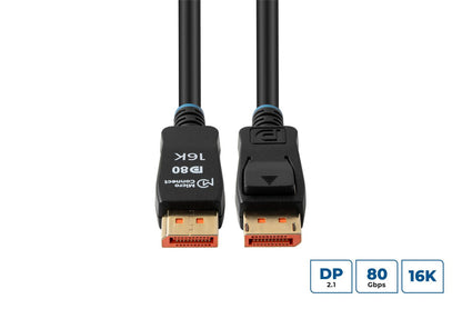 Microconnect MC-DP-MMG-050V2.1 DisplayPort cable 0.5 m Black