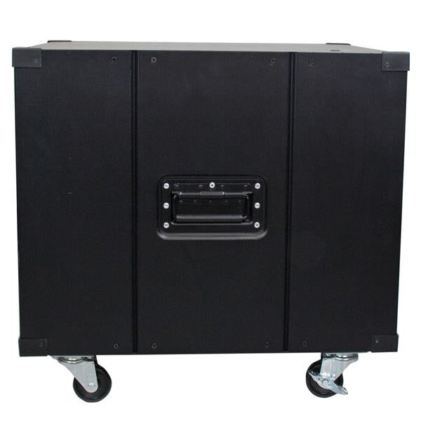 StarTech.com 4-Post 9U Mobile Open Frame Server Rack, Four Post Network Rack with