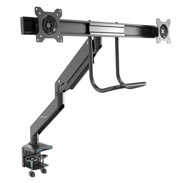 StarTech.com Desk Mount Dual Monitor Arm with USB & Audio - Slim Full Motion