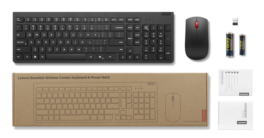 Lenovo 4X31R64490 included English Wireless Keyboard & Mouse Combo UK