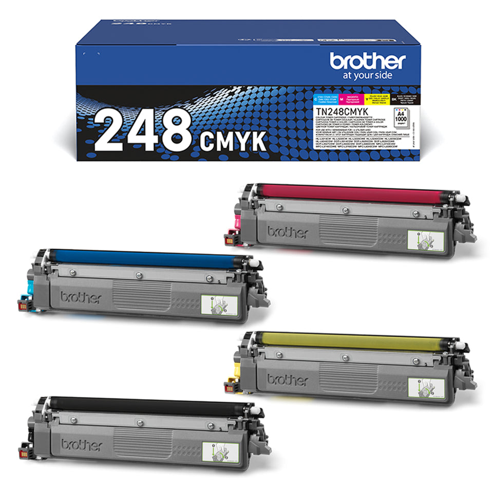 Brother TN-248CMYK Toner Cartridge (1K pages)