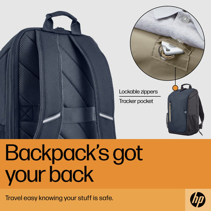 HP Travel 18 Liter 15.6 Blue Night Laptop Backpack Laptop Bag
