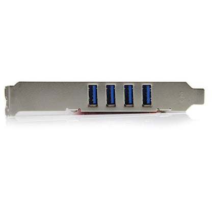 StarTech.com 4 Port PCI SuperSpeed USB 3.0 Adapter Card with SATA / SP4 Power Hub