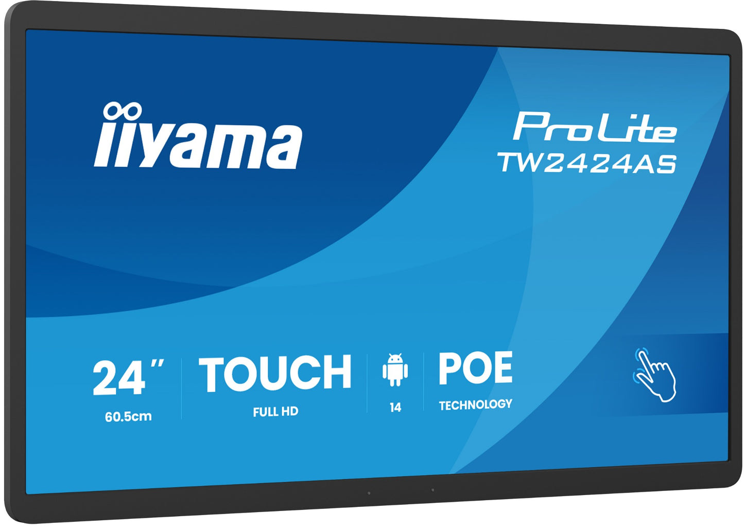 iiyama TW2424AS-B3P Signage Display Interactive flat panel 23.8" Full HD IPS Touch Monitor
