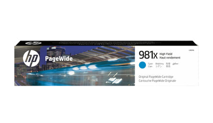 HP L0R09A/981X Cyan Ink Cartridge (10K pages)