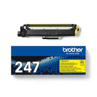 Brother TN-247Y Yellow Toner Cartridge (2.3K pages, Brother HL-L 3210)