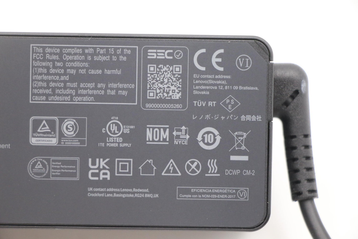 Lenovo 5A10W86251 power adapter/inverter Indoor 65 W Black Charger