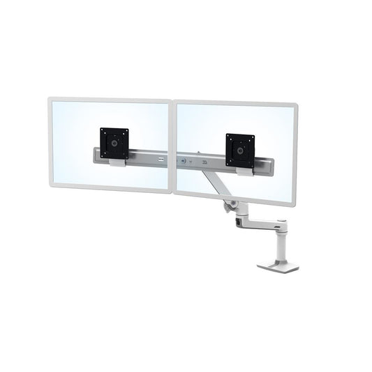 Ergotron LX Series Desk Dual Direct Arm 63.5 cm (25") White Mount