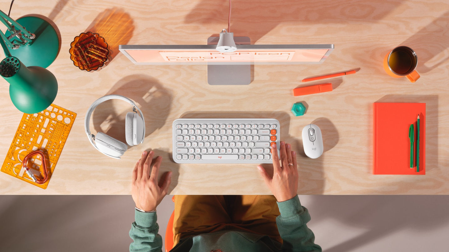 Logitech POP ICON Wireless Keyboard & Mouse Combo