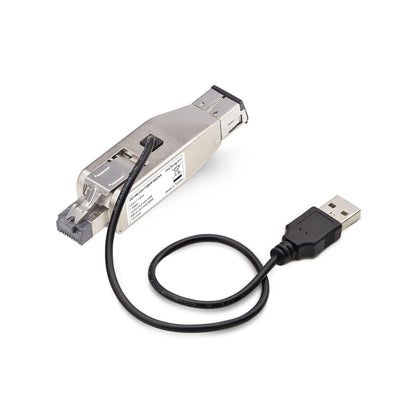StarTech.com Gigabit Fiber to RJ45 Ethernet Media Converter Dongle, Optical Singlemode 10km/Multimode 800m, USB Powered, Compact Design, Metal Housing, Micro Mini, TAA Networking