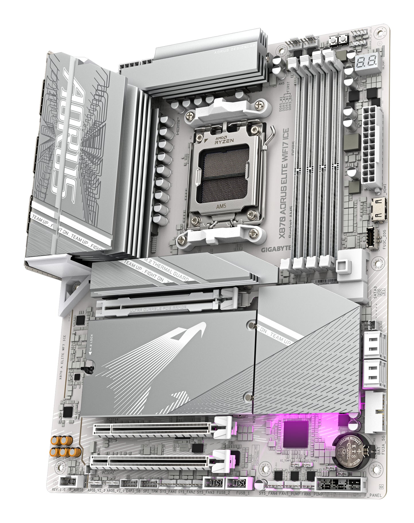 Gigabyte X870 AORUS ELITE WIFI7 ICE Motherboard