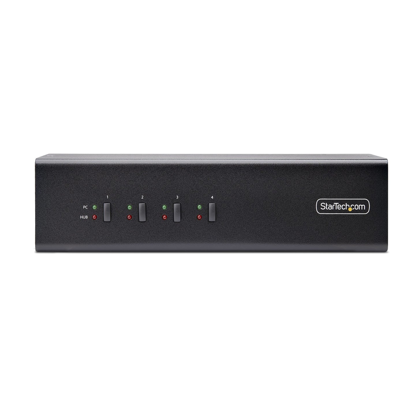 StarTech.com 4-Port Dual-Monitor DisplayPort KVM Switch, 4K 60Hz, 2x USB 5Gbps Hub