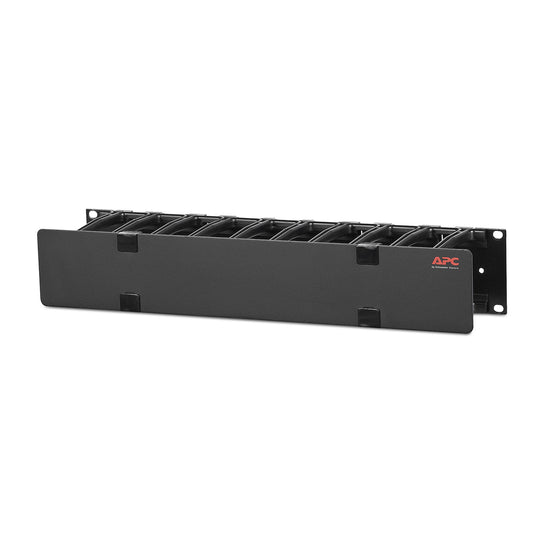 APC NetShelter Cable Management, Horizontal Cable Manager, 2U, Single Side with Rack (AR8600A)
