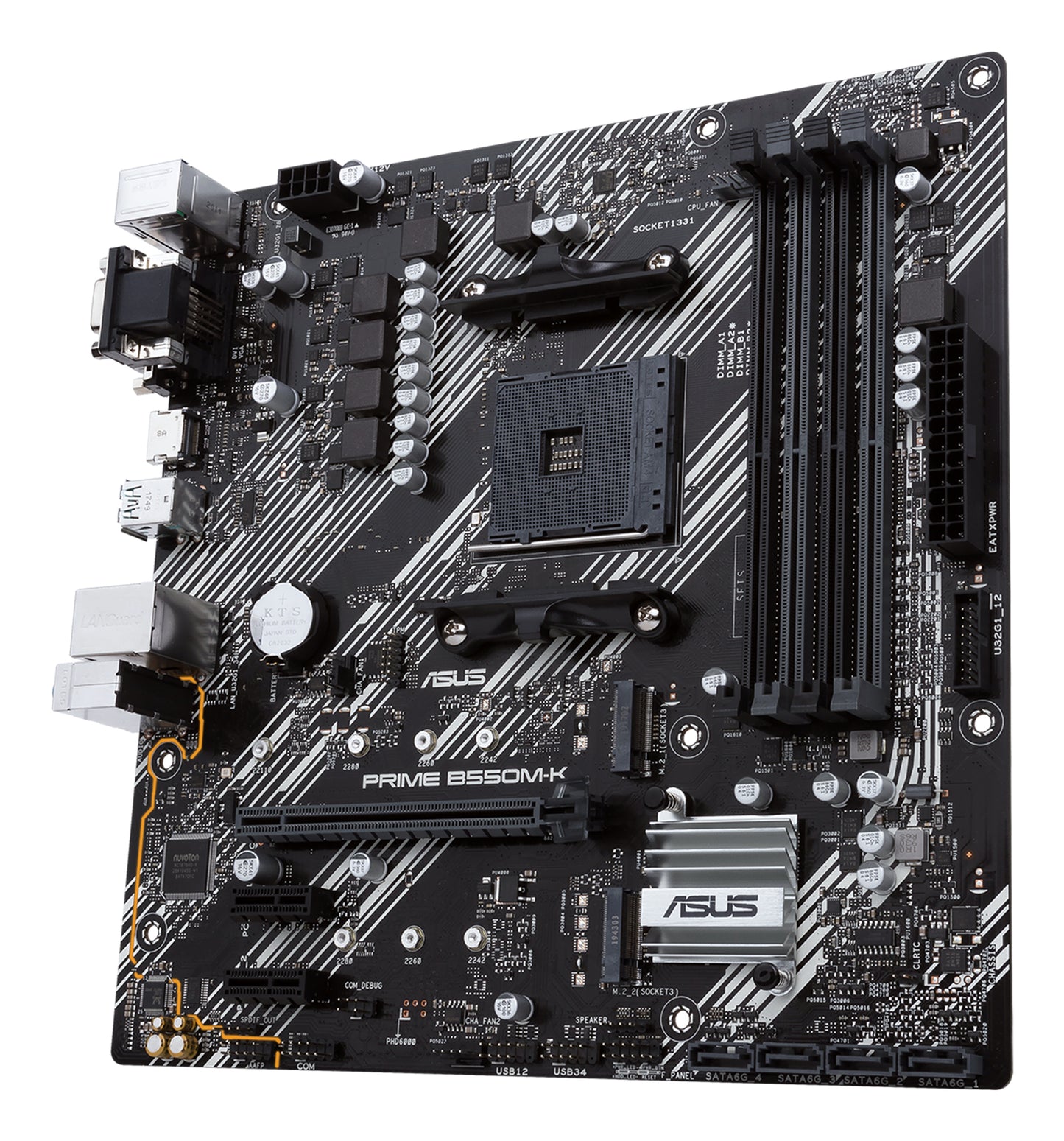 ASUS PRIME B550M-K AMD B550 Socket AM4 micro ATX Motherboard