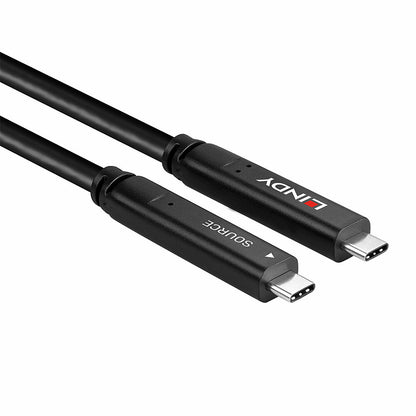 Lindy 10m USB 3.2 Gen 2 & DP 1.4 Type C Hybrid Cable