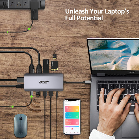 Acer 12in1 Type Hub USB-C Docking Station
