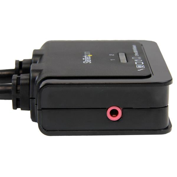 StarTech.com 2 Port USB HDMI Cable KVM Switch with Audio and Remote Switch – USB