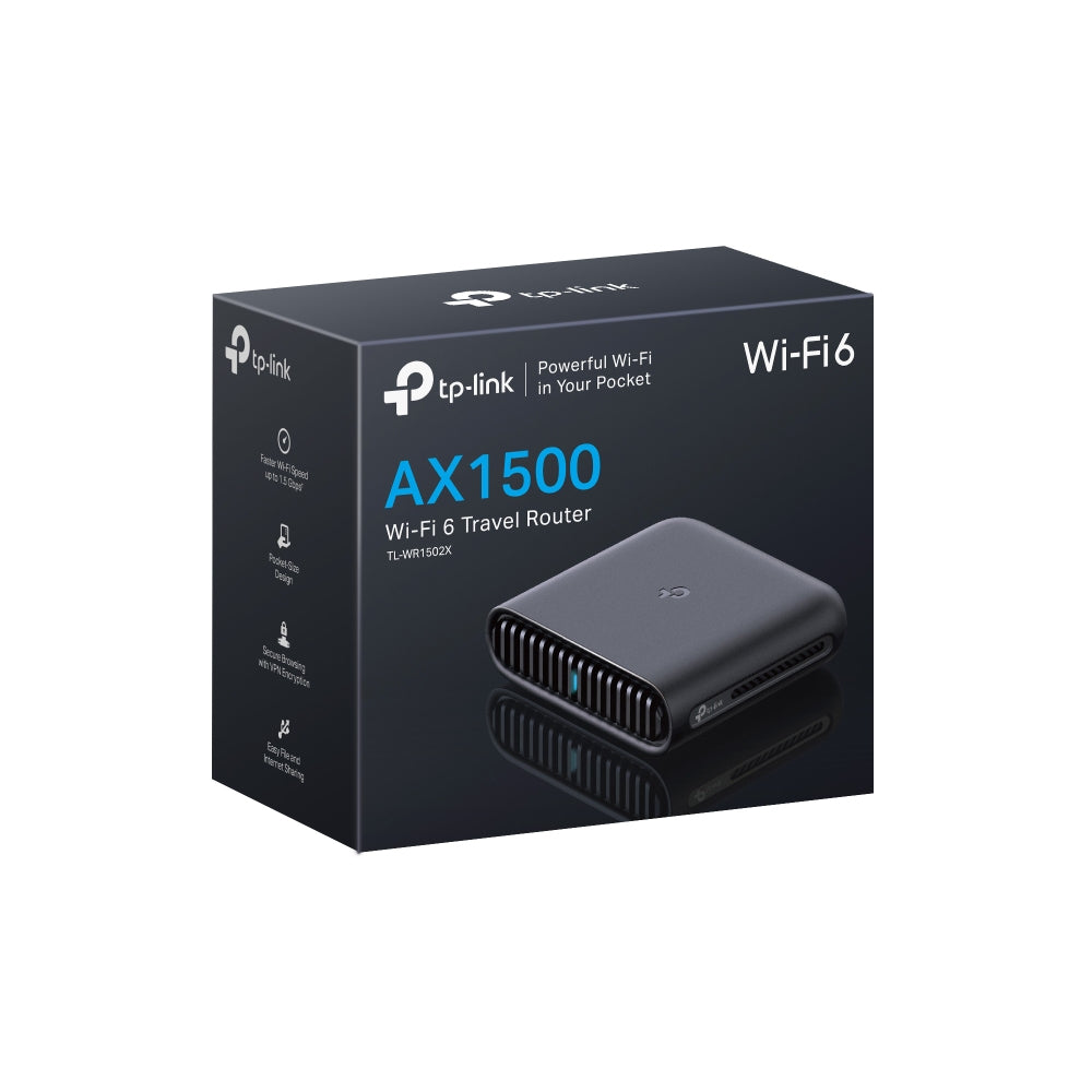 TP-LINK AX1500 Wi-Fi 6 Travel Router Networking