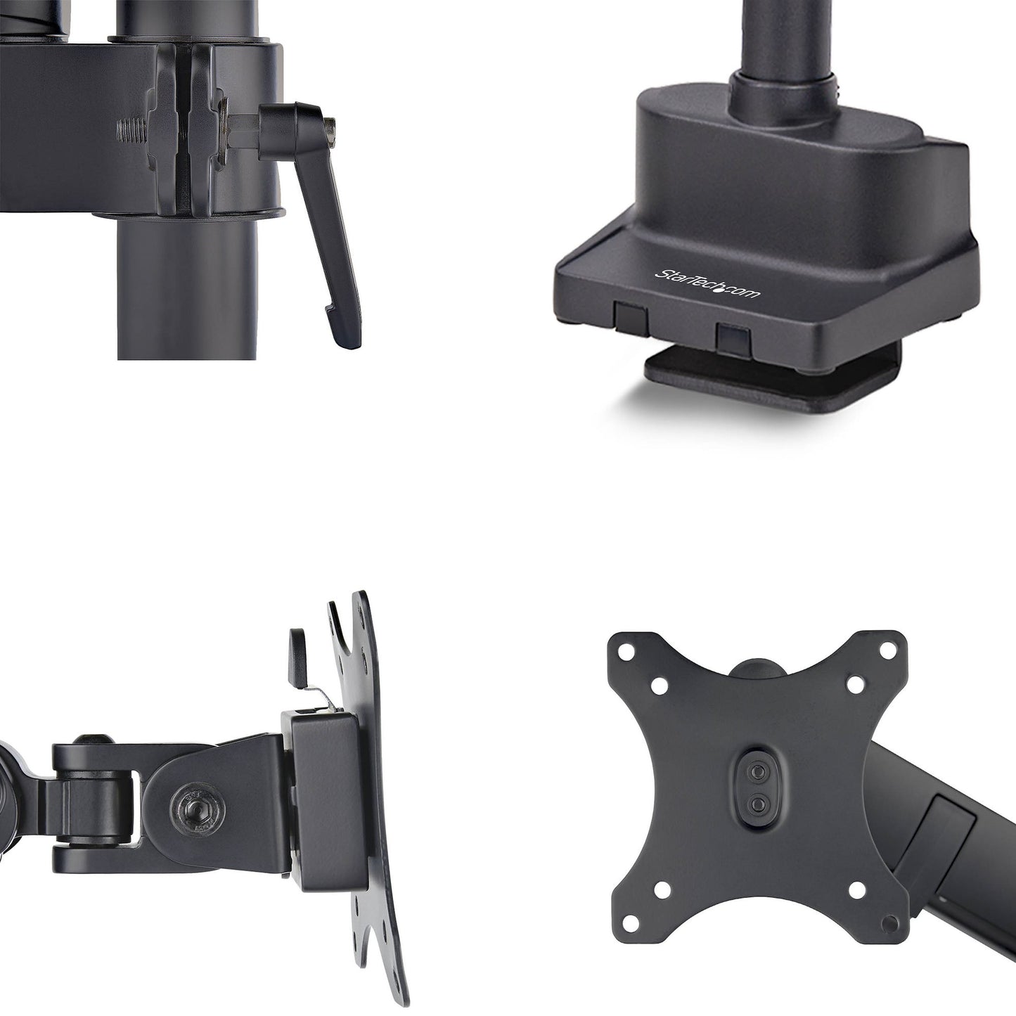 StarTech.com Desk Mount Monitor Arm, Up to 40-inch Screen/17.6lb (8kg), Mechanical