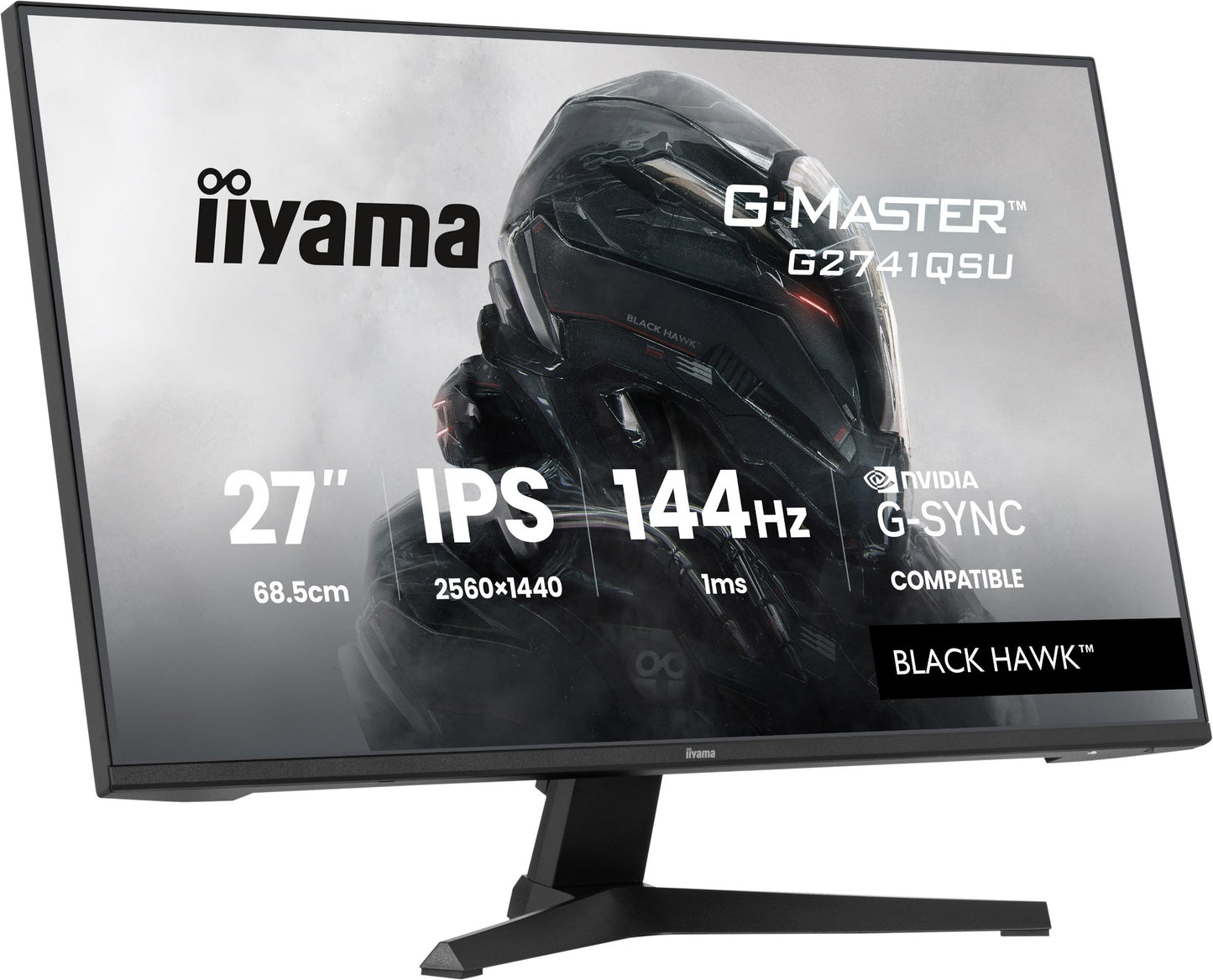 iiyama G-MASTER G2741QSU-B1 27" QHD IPS 144Hz Monitor