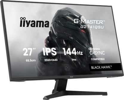 iiyama G-MASTER G2741QSU-B1 27" QHD IPS 144Hz Monitor