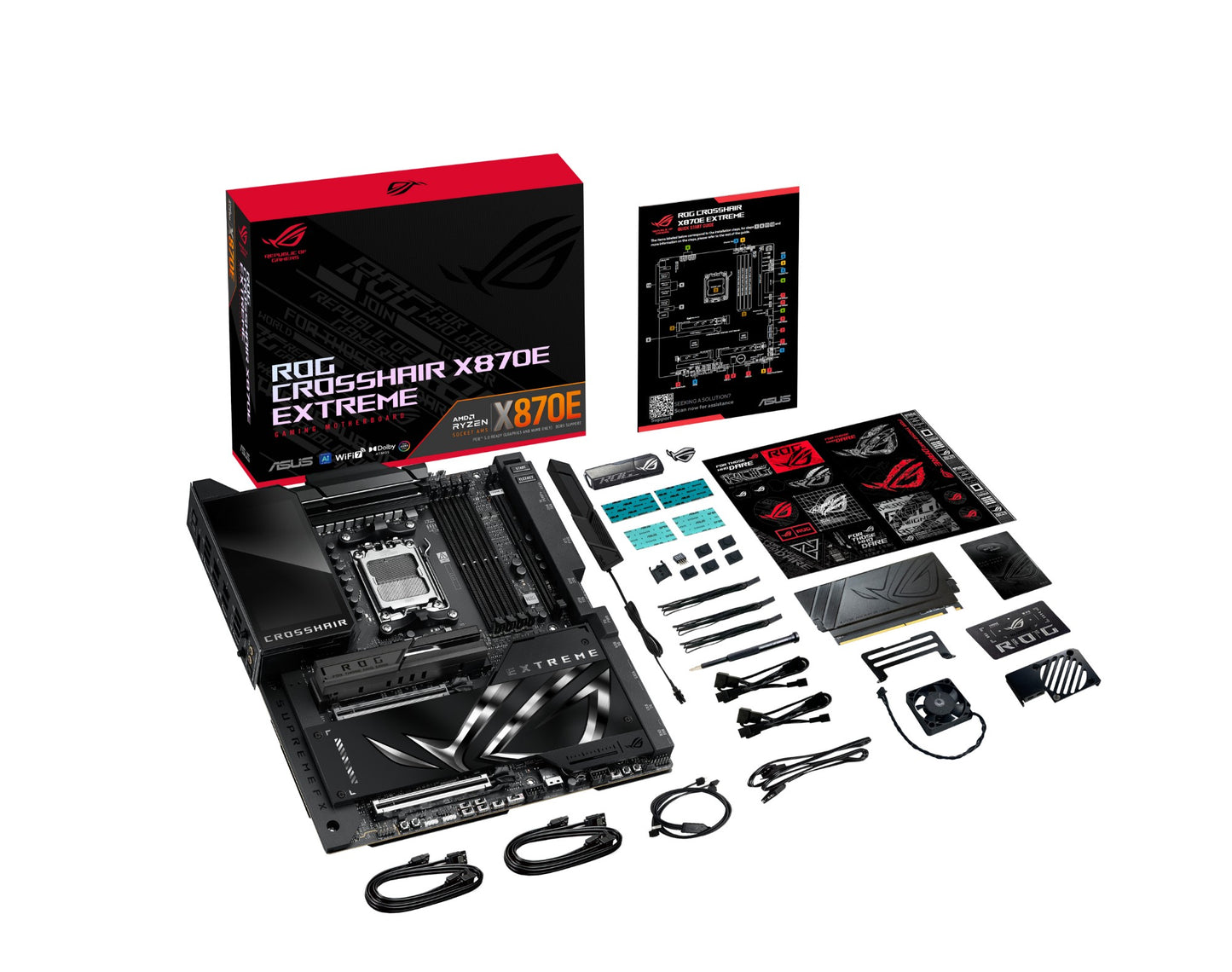ASUS ROG CROSSHAIR X870E EXTREME AMD X870E Socket AM5 Extended ATX Motherboard